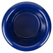 A navy blue smooth melamine ramekin with a white background.