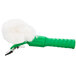 A green Unger window squeegee with a white fluffy washer on it.