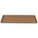 A brown rectangular tray.