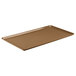 A brown rectangular Cambro dietary tray.