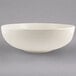 A white Homer Laughlin China bistro bowl.