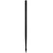 A black metal Royal Paper plastic arrow pick with a pointed tip.