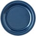 a blue speckled plate