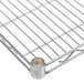 A Metro chrome wire shelf for a Metro Super Erecta wire shelving unit.