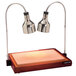 Cres Cor CSH-122-10PN Carving Station with Dual Heat Lamps - 32 1/2 inch x 23 1/4 inch