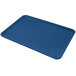 A navy blue Carlisle Glasteel market tray on a white background.