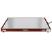 A white Hatco heated shelf warmer with copper heating elements.