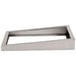 A Wells stainless steel triangle-shaped countertop adapter.