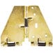 A pair of brass FMP table hinges with screws.
