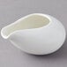 An American Metalcraft white porcelain server with a lid.