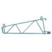 A Metroseal 3 green metal Smartwall G3 shelf support.