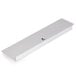 A white rectangular Avantco countertop pizza oven door with a hole in the middle.