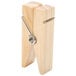 An American Metalcraft natural wooden clothespin with a metal spring.