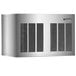 A Scotsman stainless steel air cooled flake ice machine with a large vent.