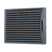 A black Scotsman air filter with a grey grille.