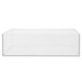 A clear rectangular object with a white background.