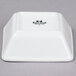 A Tuxton TuxTrendz bright white square china bowl.