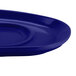 a close-up of a blue plate