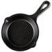 A Lodge pre-seasoned mini cast iron skillet.