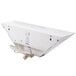 A white Curtron Pest-Pro UV flying insect control light with wires.