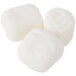 A group of white marshmallows.