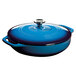 Lodge EC3CC33 3.6 Qt. Caribbean Blue Color Enamel Casserole