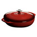 Lodge EC3CC43 3.6 Qt. Island Spice Red Color Enamel Casserole