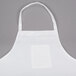 A white Chef Revival bib apron with a pocket.
