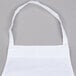 A white Chef Revival bib apron with a pocket.