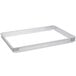 A white rectangular Baker's Mark full-size sheet pan extender on a white background.