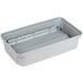 A grey Continental rectangular trash can lid.