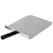 An Amana PA10 metal oven paddle with a black handle.