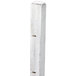 A white rectangular Nemco spacer with holes.