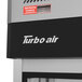 a close-up of a brand name on a machine