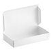 A white box with an open lid.