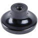 A black metal Nemco Door Knob with a nut on top.