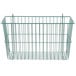 A Metroseal wire storage basket with a handle on a white background.