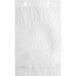 A white plastic food bag in a wicket dispenser.