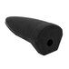 A black rubber Waring corner post with a hole in it.