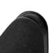 A black Waring corner post for a blender on a white background.