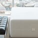 A white rectangular Bargoose Hybrid Zippered Bed Bug Proof Queen Mattress Encasement package with a white cloth around it.