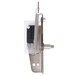 The Waring 30318 Replacement Switch and Bracket for Drink Mixers, a metal device with a small latch and spring.