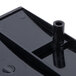 A black plastic back cover with a hole for a Waring DMC or DMX Drink Mixer.