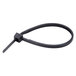 A black rubber cable with a metal clip and a square end.