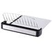 A Waring crumb tray for a conveyor toaster, a metal rack with a metal handle.
