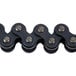 A close-up of a black Waring replacement chain link.