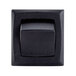 A black square On/Off switch for a Waring conveyor toaster.