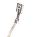 A close-up of a Waring On/Off switch with metal parts and a yellow thread.