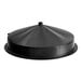 A Bunn black plastic hot water funnel lid with a round top.