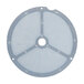 A round metal mesh with holes.